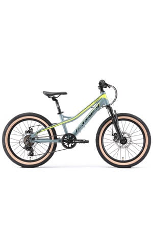 MTB kinderfiets 20 inch groen Bikestar kinderfiets MTB 7speed 20inch petrol/groen