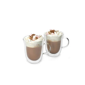 glas (dubbelwandig) (350 ml) (set van 2) 