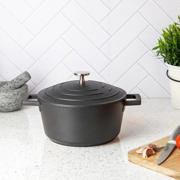 thumbnail: MasterClass gietaluminium braadpan (Ø20 cm) (2,5L) (lichtgewicht) - zwart