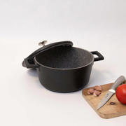 thumbnail: MasterClass gietaluminium braadpan (Ø20 cm) (2,5L) (lichtgewicht) - zwart