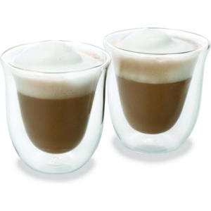 dubbelwandig koffieglas (200 ml) (set van 2)