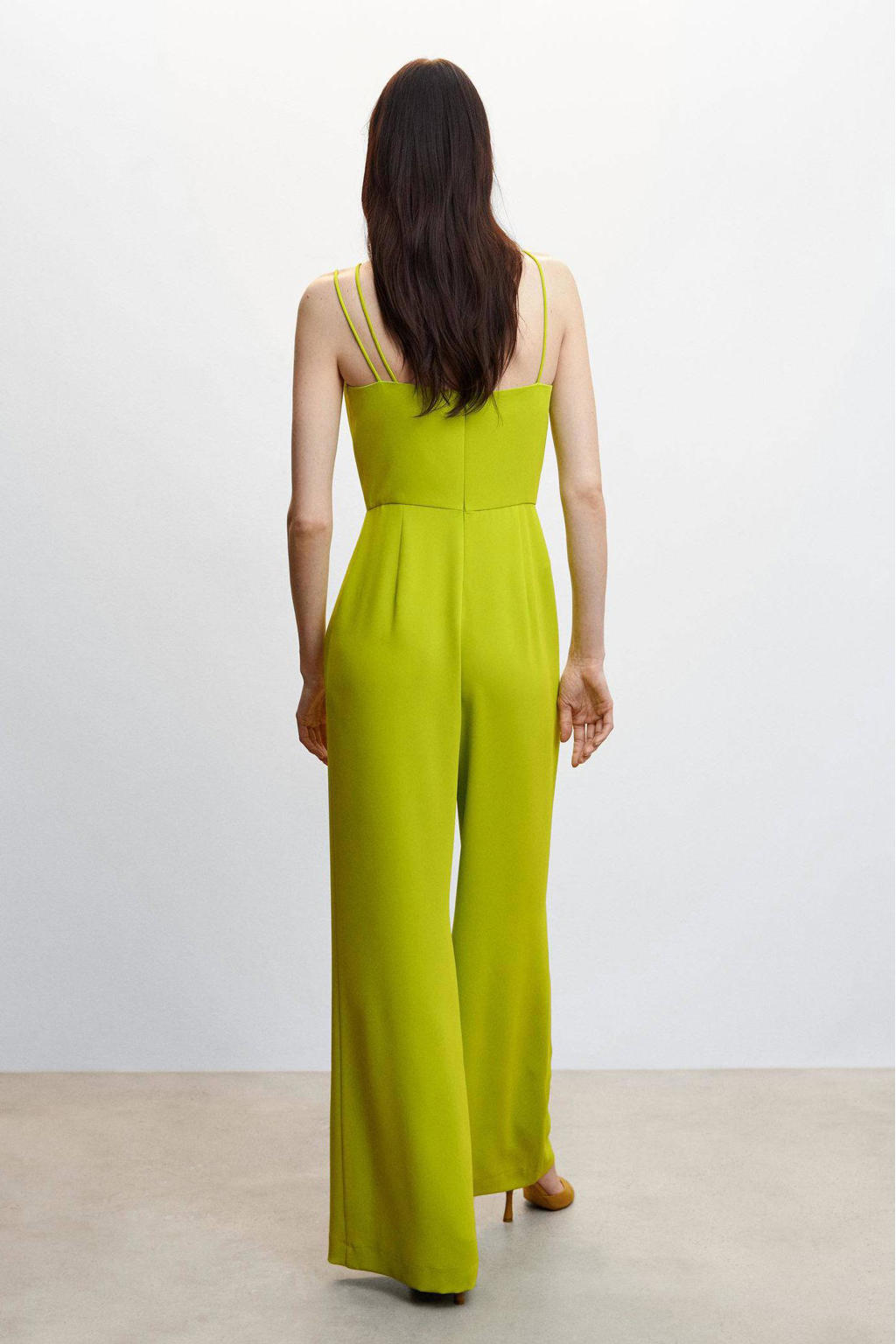 Mango jumpsuit geel kopen? in huis wehkamp