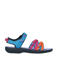 Teva sandalen blauw/oranje/roze