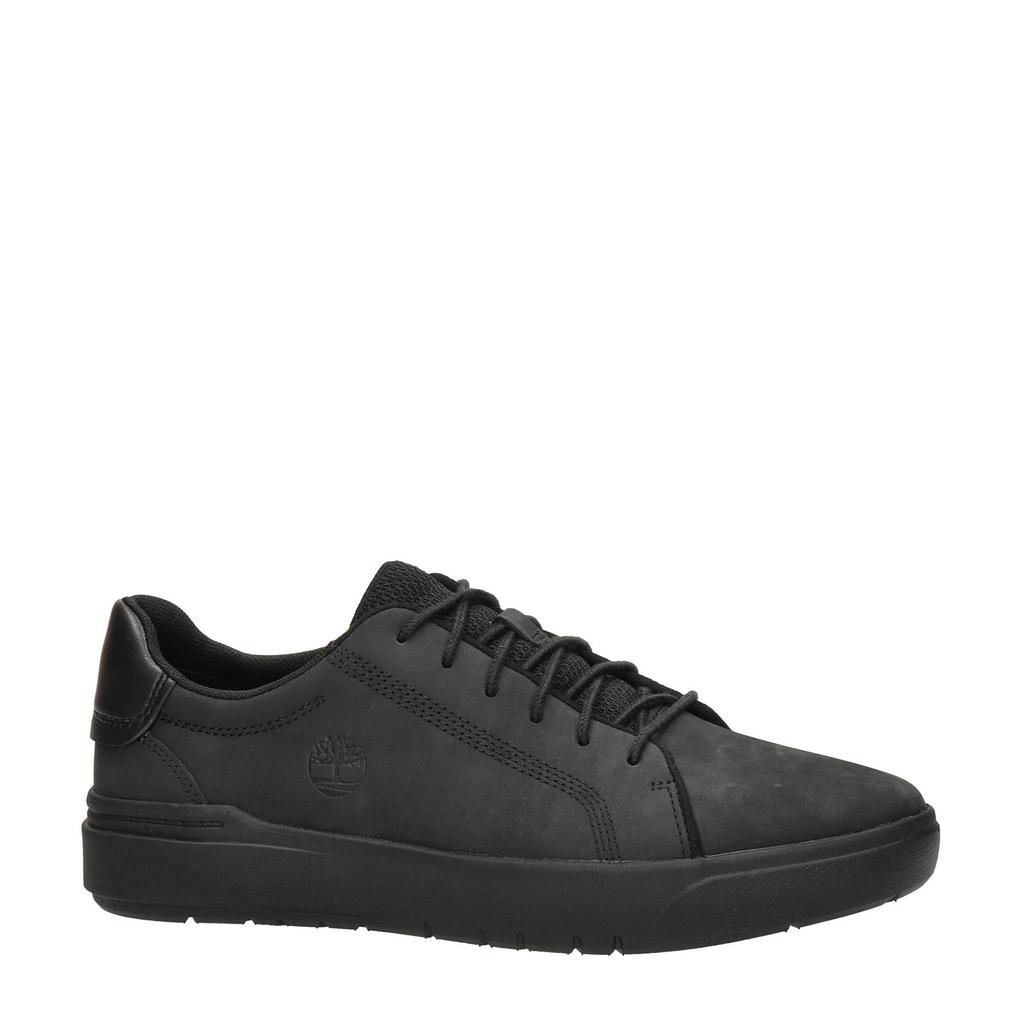 Zwarte heren Timberland nubuck sneakers met veters