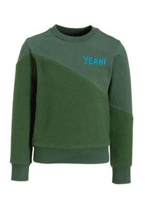 teddy sweater Nino groen