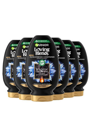 Magnetic Charcoal conditioner - 250 ml - 6 stuks - voordeelverpakking