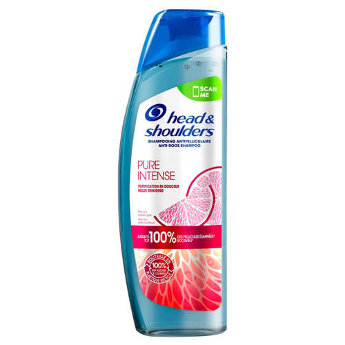 Head & Shoulders Pure Intense Milde Reiniging anti-roos shampoo - 6 x 250 ml - voordeelverpakking