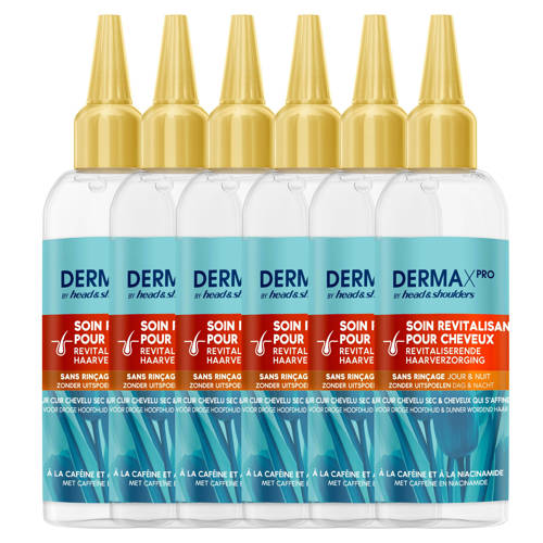 Wehkamp Head & Shoulders DERMAxPRO Revitaliserend Serum - Leave in Hoofdhuidbehandeling - 6 x 145 ml - Voordeelverpakking aanbieding