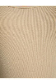 thumbnail: Morgan ribgebreide top beige