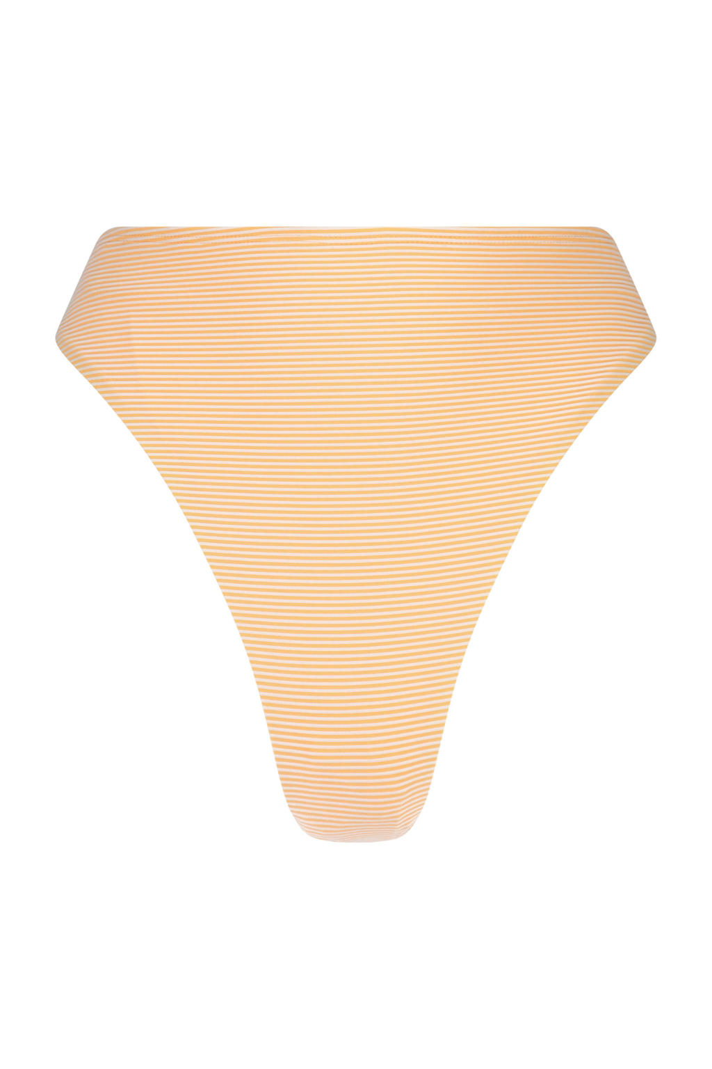 Hunkemöller high leg bikinibroekje Riviera oranje/wit wehkamp