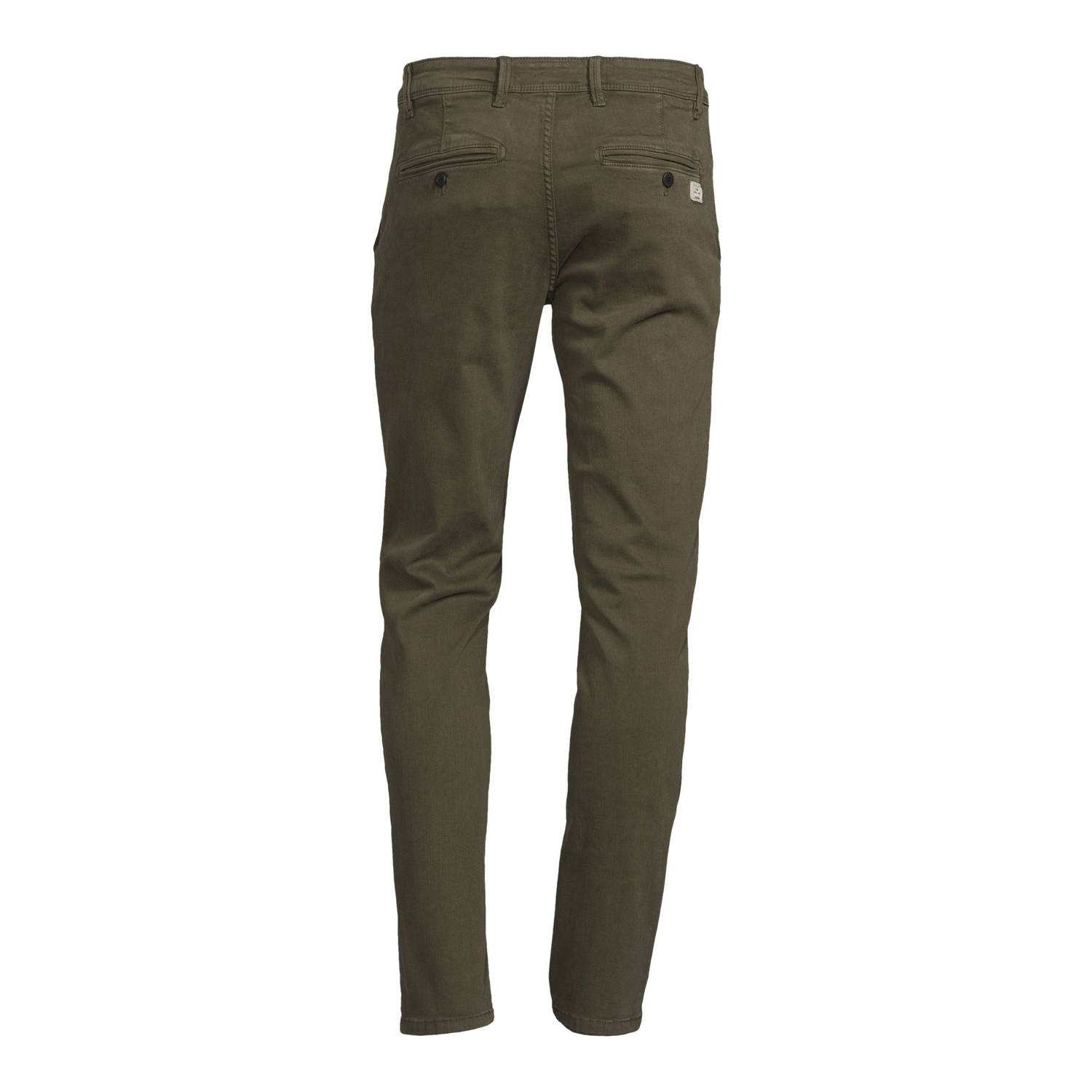 LERROS slim fit chino olijfgroen