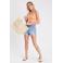 Cache Cache high waist mom denim short light blue