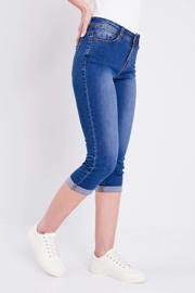 thumbnail: Cache Cache slim fit capri jeans dark blue