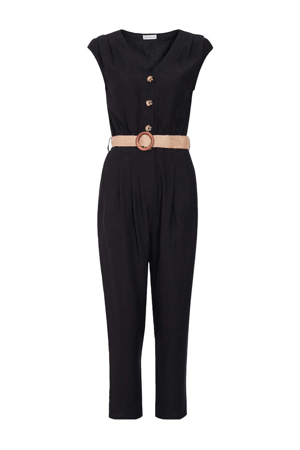 Cache Cache jumpsuit zwart kopen? in huis wehkamp
