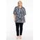 YOEK Loretta's Favourites tuniek van DOLCE travelstof donkerblauw/wit