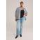 WE Fashion Curve singlet met kant zwart
