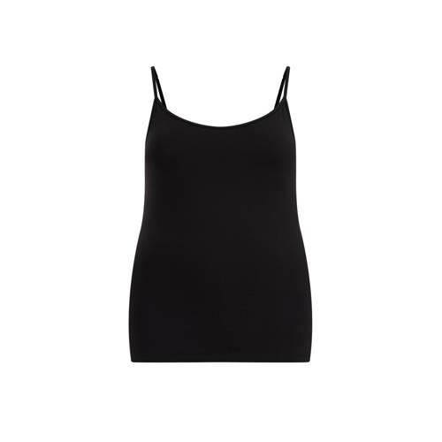 WE Fashion Curve singlet zwart afbeelding