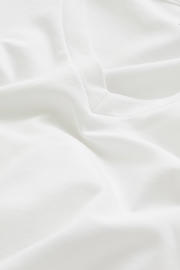 thumbnail: WE Fashion Curve longsleeve met katoen wit
