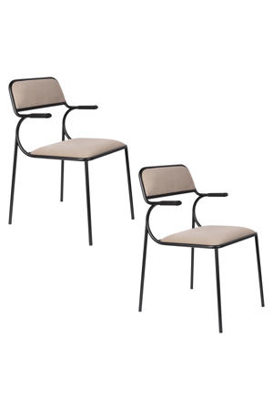 eetkamerstoel (set van 2) Alba