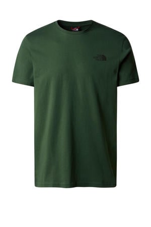 T-shirt Simple Dome donkergroen