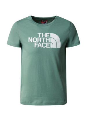 T-shirt met logo groen/wit
