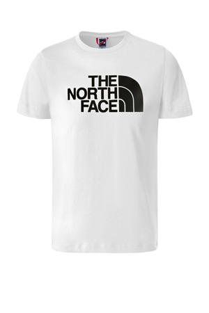 T-shirt met logo wit/zwart