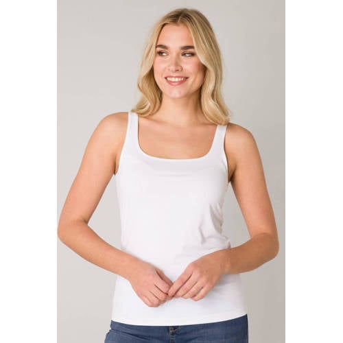 Base Level singlet Yan wit afbeelding