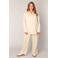 Base Level Curvy blouse met linnen beige