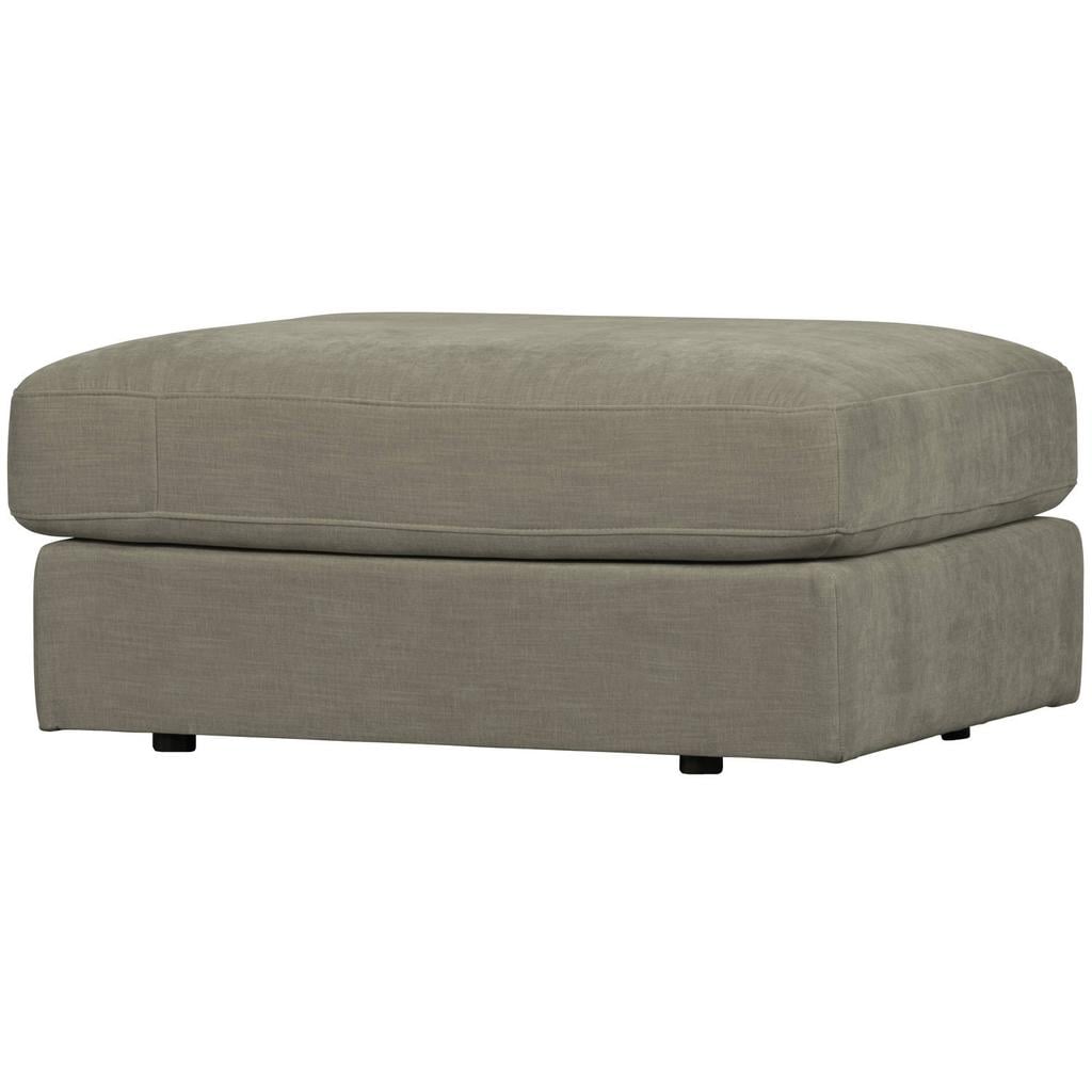 vtwonen Family Hocker - Polyester - Grijs - 43x90x98