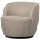 WOOOD WOOOD Serra Draaifauteuil - Melange Stof - Naturel - 68x70x77