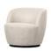 WOOOD WOOOD Serra Draaifauteuil - Melange Stof - Naturel - 68x70x77
