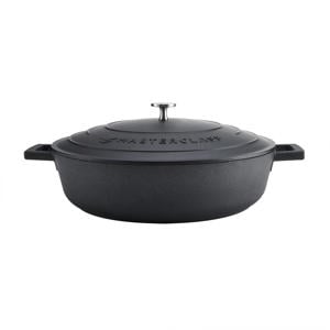 gietaluminium braadpan (Ø32 cm) (5L) (lichtgewicht) - zwart