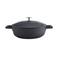 MasterClass gietaluminium braadpan (Ø24 cm) (1,5L) (lichtgewicht) - zwart