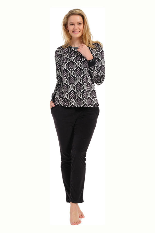 Pastunette Dames huispak blauw 141795 | Van Tilburg Pastunette Dames huispak blauw 141795 | Van Tilburg