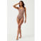 SPANXshape™ Invisible seamless medium corrigerende Tank Panty body donkerbeige