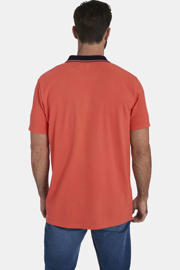 thumbnail: Jan Vanderstorm regular fit polo LADISLAUS Plus Size met printopdruk oranje