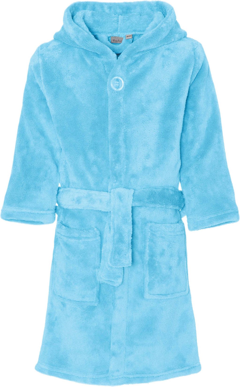 badstof badjas lichtblauw