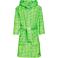 Playshoes dino badstof badjas groen