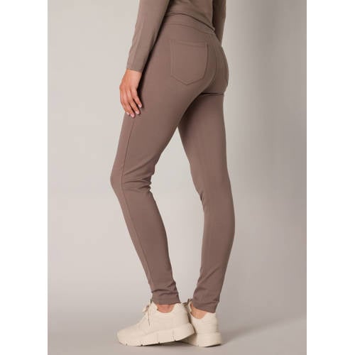 Base Level skinny legging Ornika taupe afbeelding