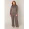 Base Level Curvy top Yuena taupe