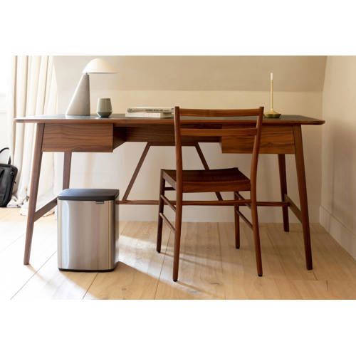 Brabantia Bo Prullenbak - 12 l - Matt Steel Fingerprint Proof afbeelding