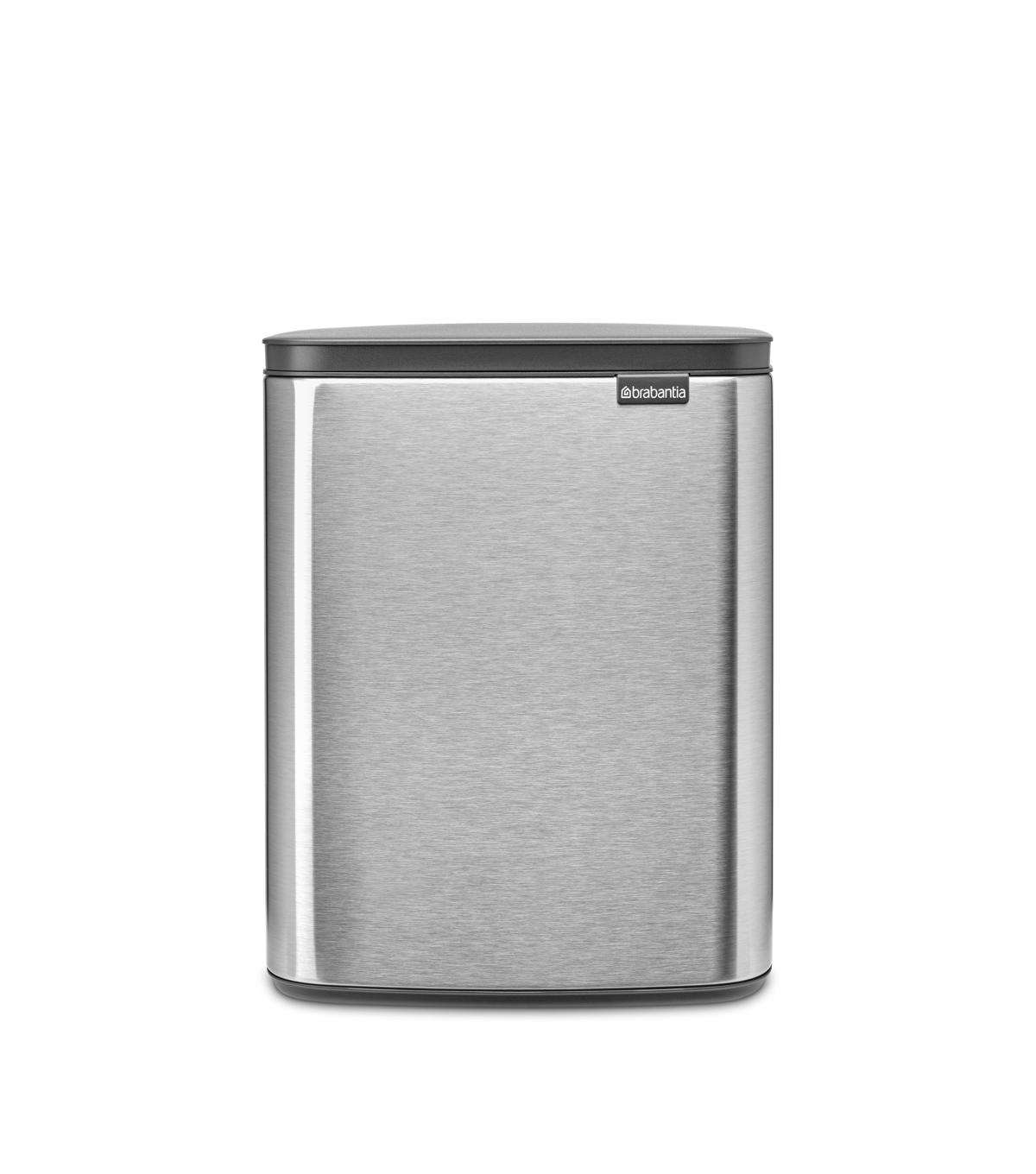 Bo Hi afvalemmer, 12L - Matt Steel Fingerprint Proof - Brabantia