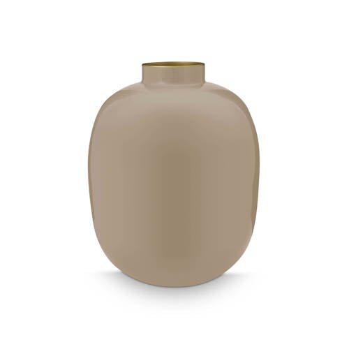 Pip Studio vaas metaal (khaki) (32 cm) afbeelding