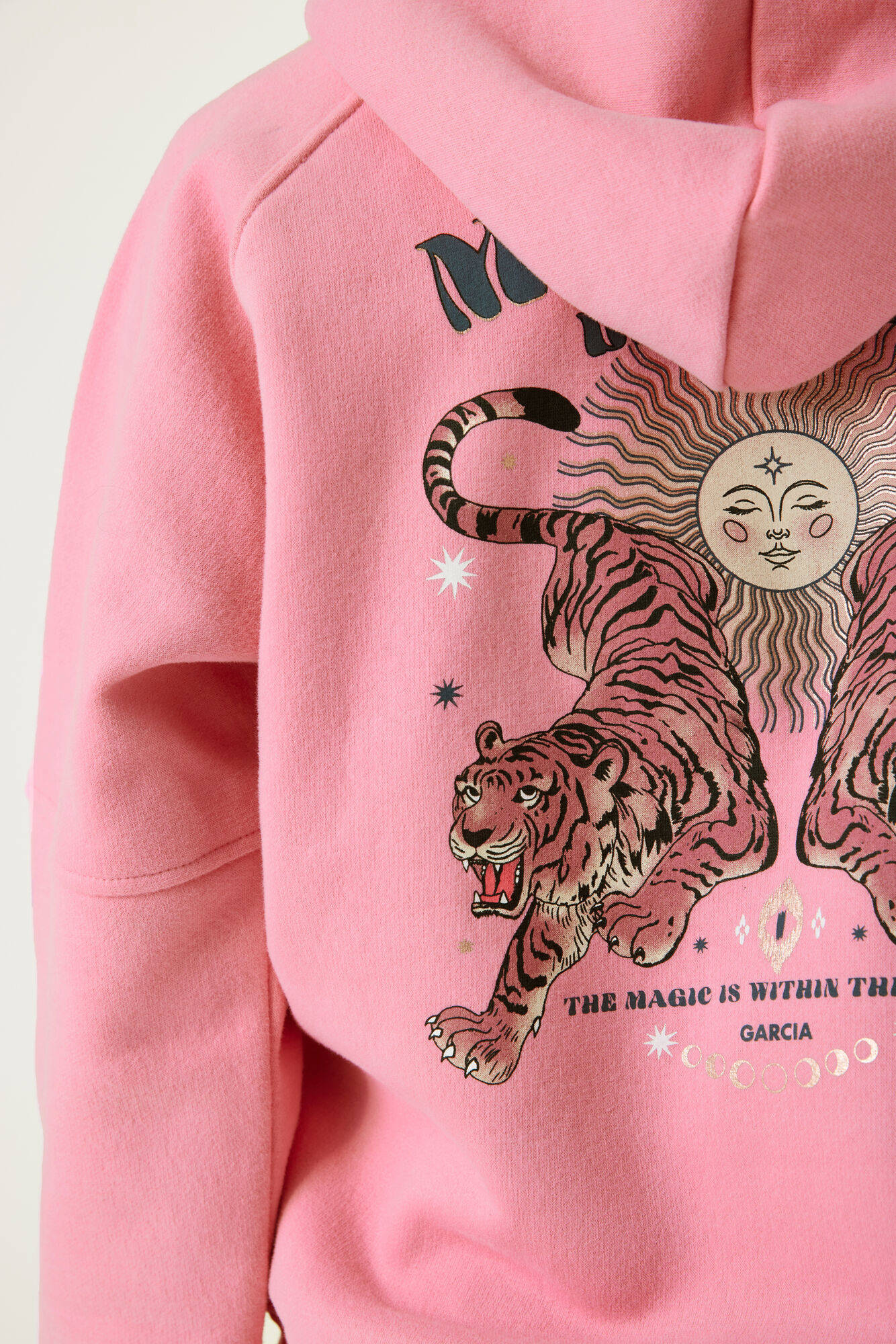 Garcia Jungen Troyer Pullover - Sportliches Sweatshirt Mit Halbreißverschluss Und Print