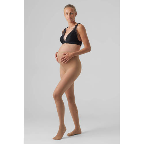 MAMALICIOUS zwangerschapspanty - set van 2 zwart/beige afbeelding
