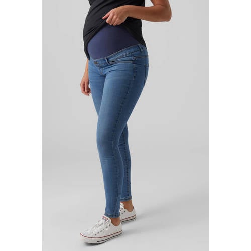 VERO MODA MATERNITY skinny zwangerschapsjeans VMMTANYA medium blue denim afbeelding