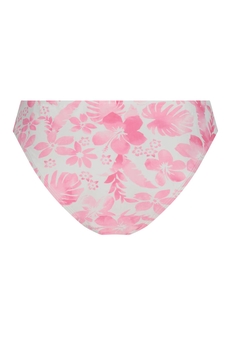 Hunkemöller bikinibroekje Tropical wit/roze wehkamp