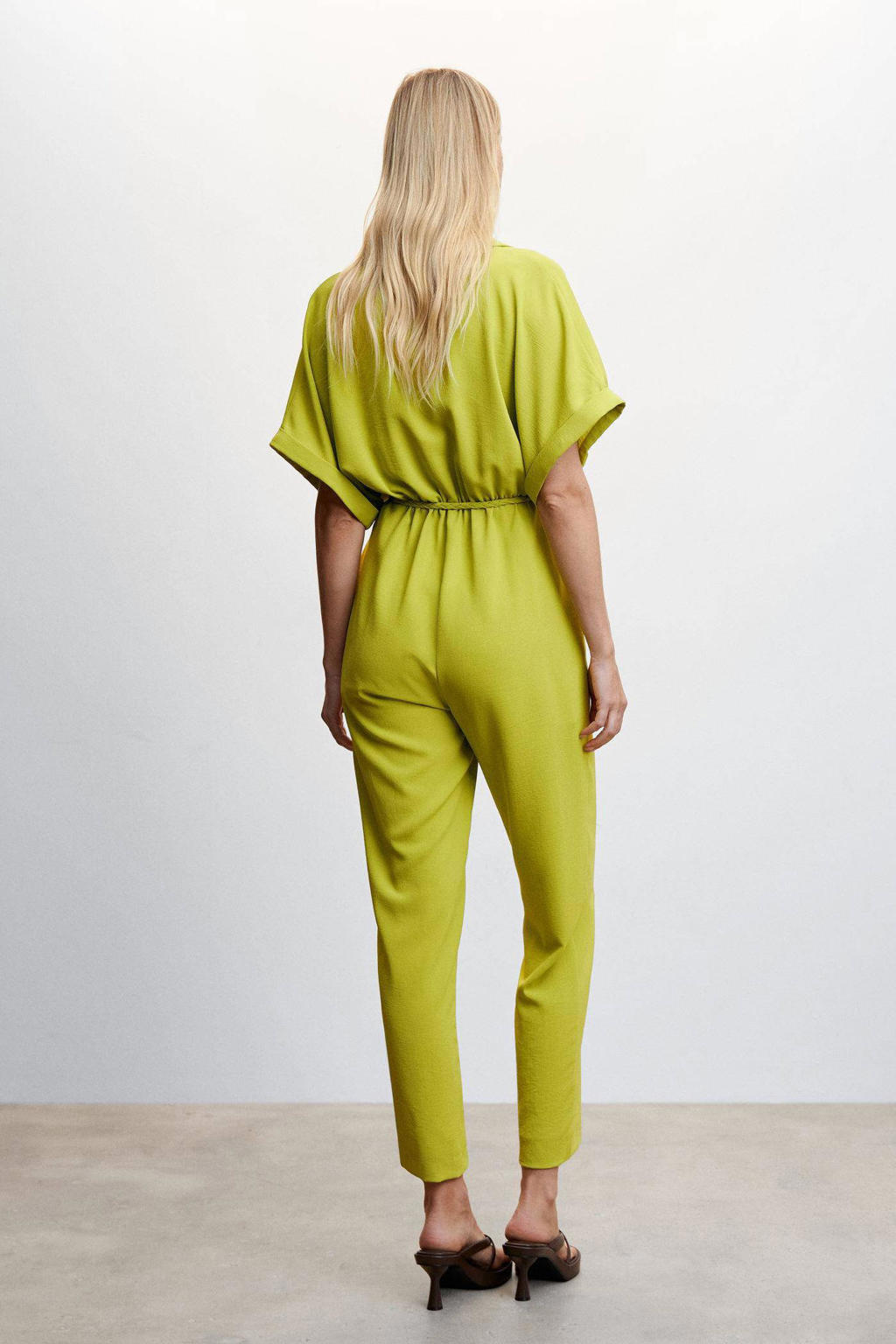 Mango jumpsuit groen kopen? in huis wehkamp