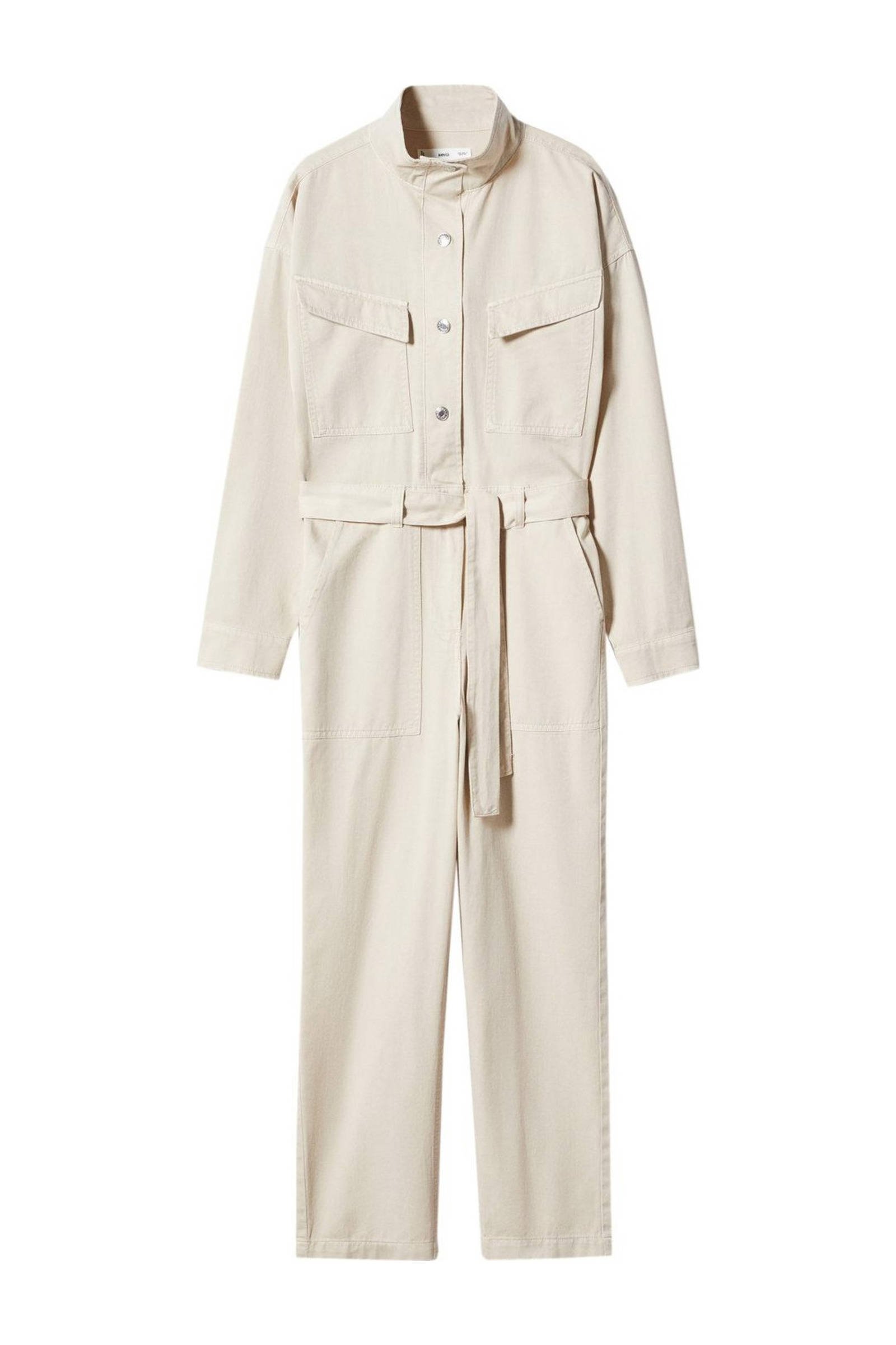 Beige 2025 denim jumpsuit