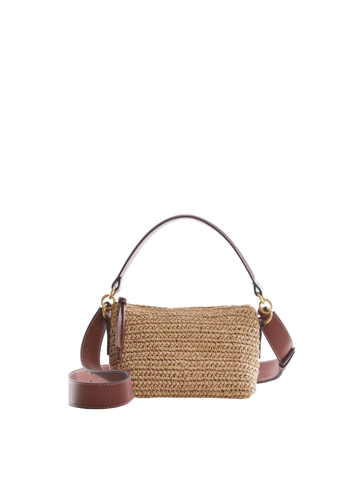 crossbody tas naturel